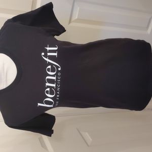 Benefit Black Promotional Shirt. NWOT